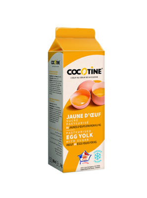 Jaune d'oeuf pasteurisé - Congelé