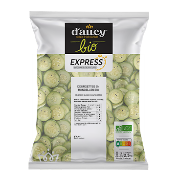 Courgettes en rondelles BIO