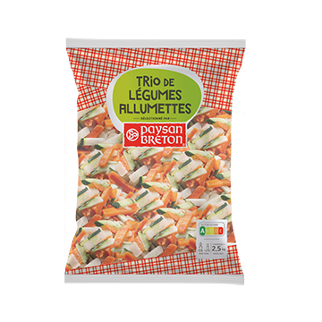 Trio de légumes allumettes Paysan Breton 