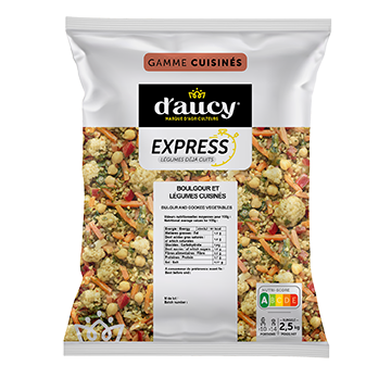 Boulgour et légumes cuisinés EXPRESS