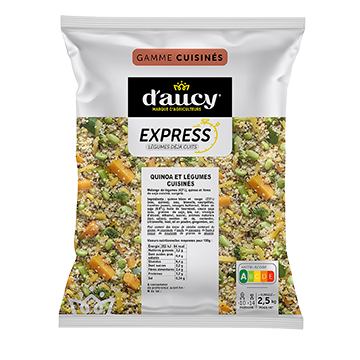Quinoa et légumes cuisinés EXPRESS