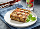 Lasagnes végétariennes aux aubergines en caponata