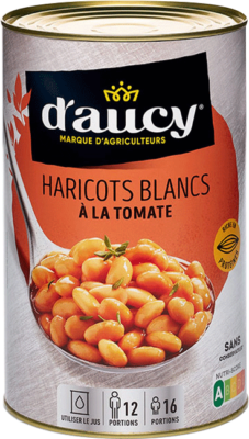 NOS HARICOTS BLANCS CUISINÉS à LA TOMATE
