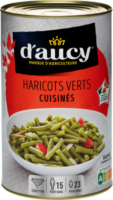 Haricots verts cuisinés