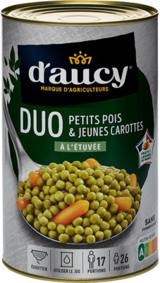 Petits pois et jeunes carottes à l’etuvée CEE2