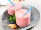 Smoothie fraise banane vanille