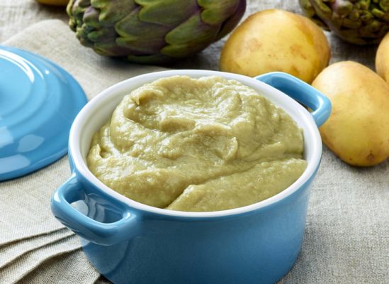 Purée d'artichauts et de pommes de terre EXPRESS