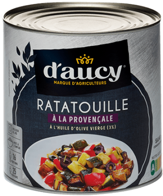 Ratatouille à la provençale cuisinée à l'huile d'olive vierge