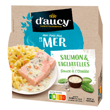 Saumon et ses tagliatelles sauce à l'oseille