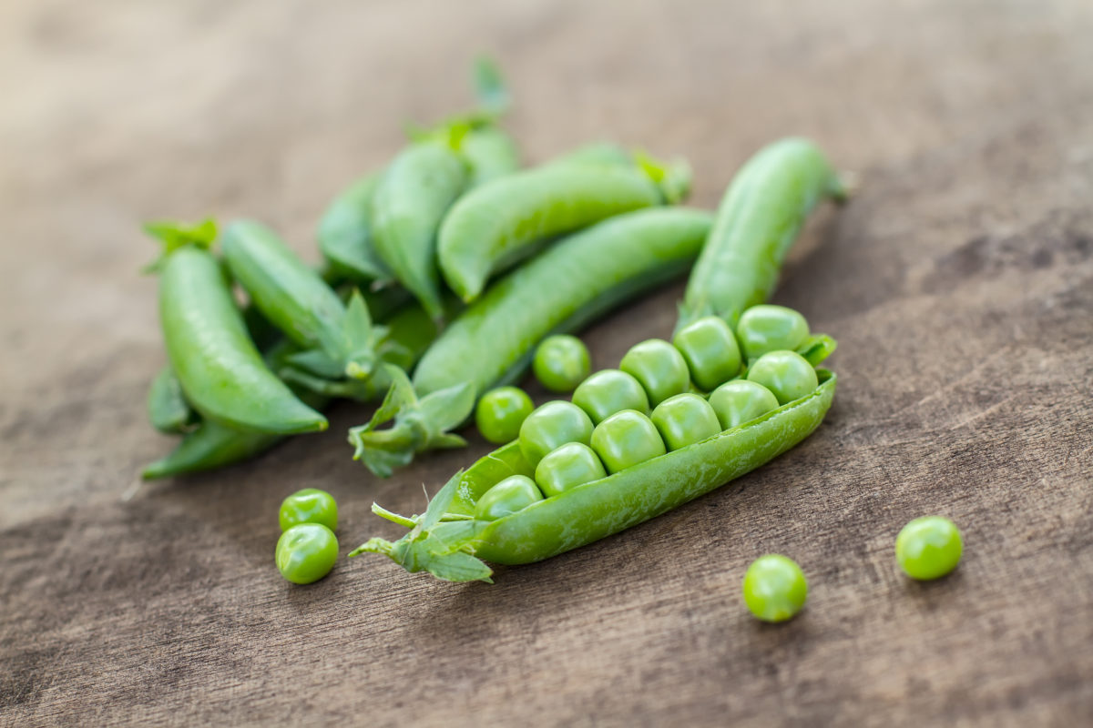 Fresh Homemade Peas
