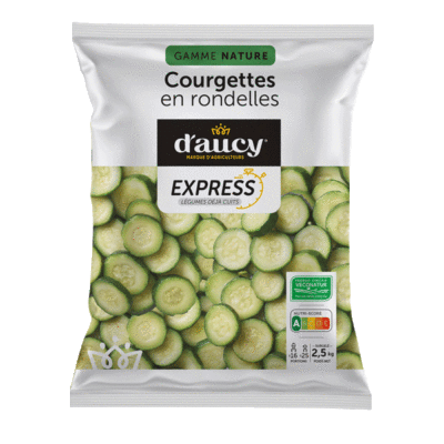 Courgettes en rondelles Veconatur d'aucy Express