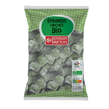 Epinards hachés en portions BIO Paysan Breton