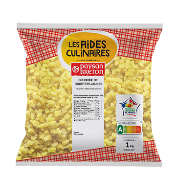 Brunoise de carottes jaunes Paysan Breton