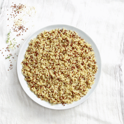 Base créative Duo de quinoa blanc et rouge