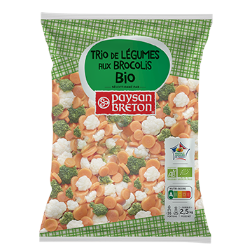 Trio de légumes aux brocolis Bio Paysan Breton