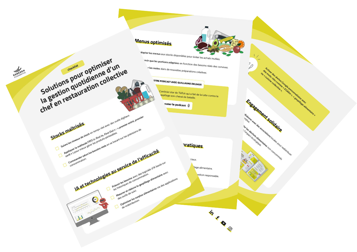 [CHECKLIST] solutions pour optimiser la gestion quotidienne d'un chef en restauration collective